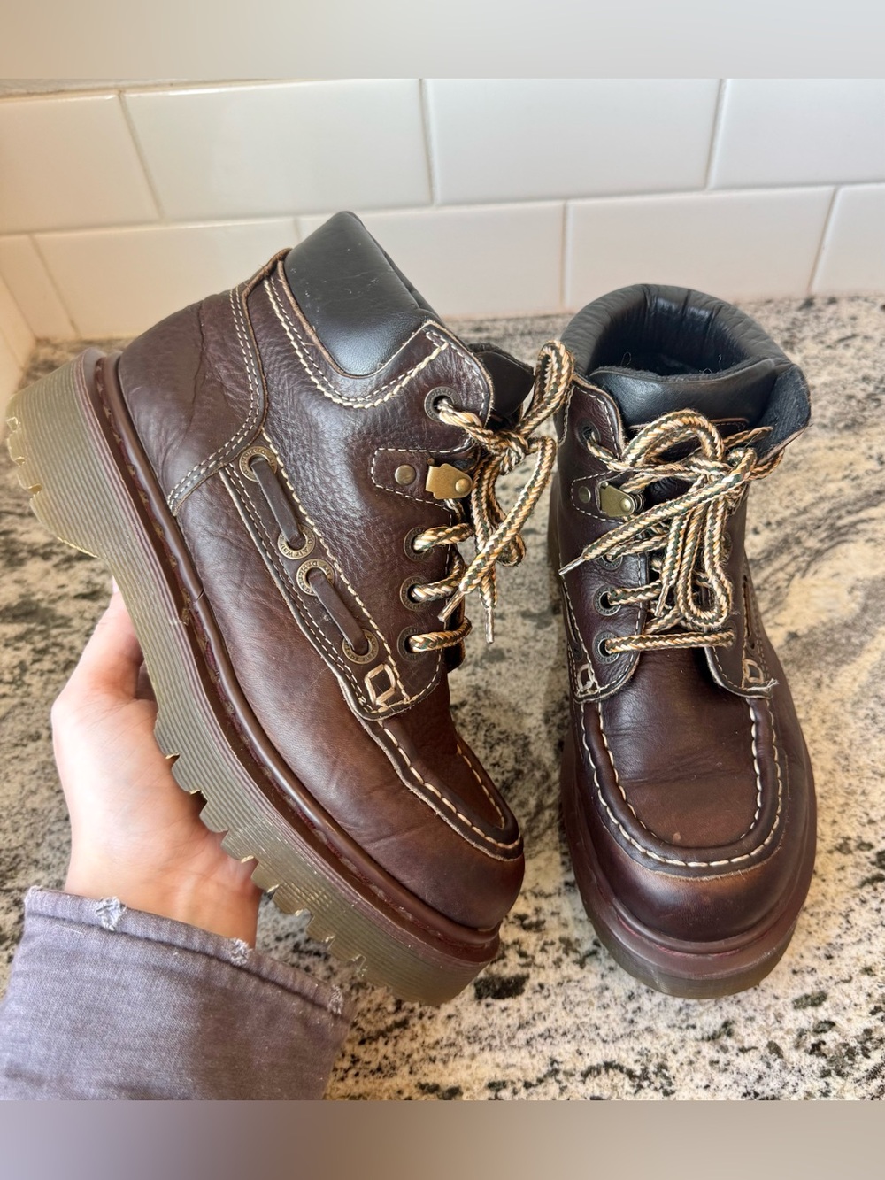 Vintage Made in England Dr. Martens 8460 Boots UK 4/US 6 AMAZING Condition